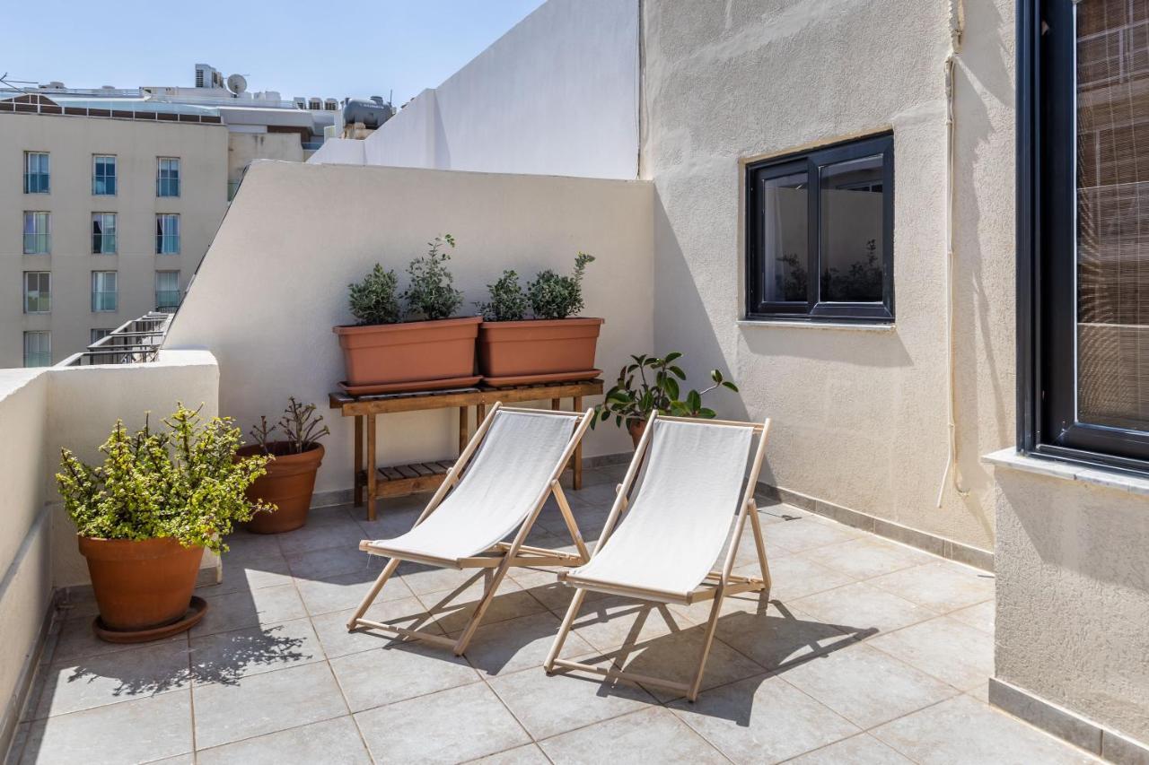 Large Terrace Penthouse Sliema Appartement Buitenkant foto